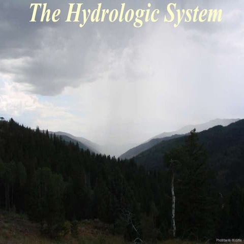 Natural Disasters Topic 6 (Hydrologic System)