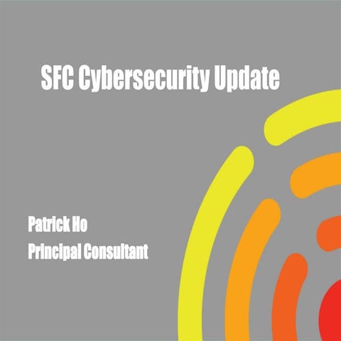 SFC guidelines for reducing and mitigate risk for internet trading