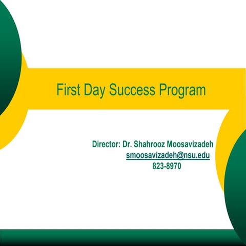 Fds program nsu moosavizadeh