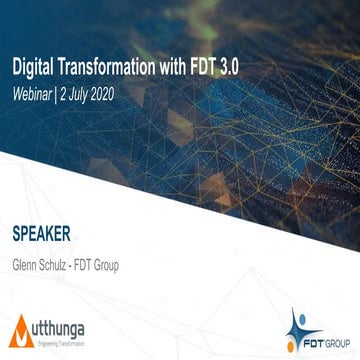 Digital Transformation with FDT 3.0 Webinar