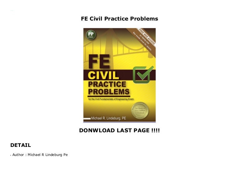 Fe civil practice problems
