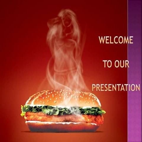 Presentation on Burger king industry