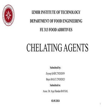 FE313_Chelating Agents_presentation .pptx