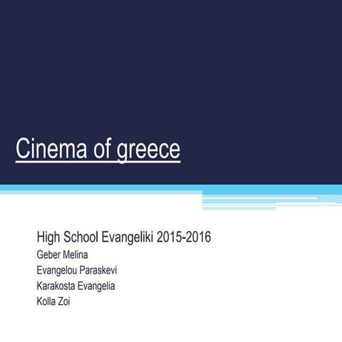 Cinema of greece
