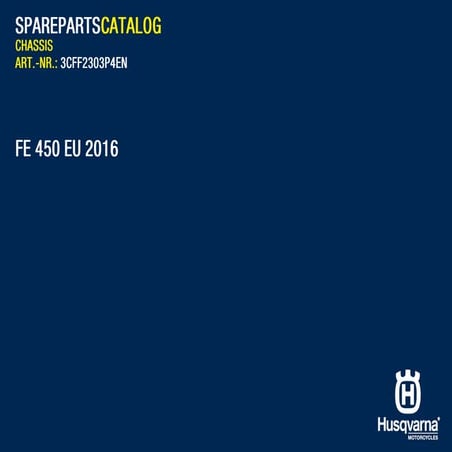 Fe 450 2016 chassis