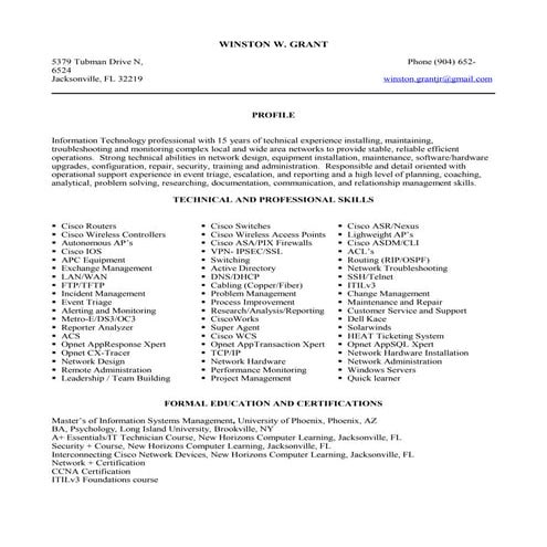Handshake resume | DOCX