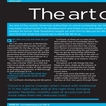 Inside Networks Article May 2013