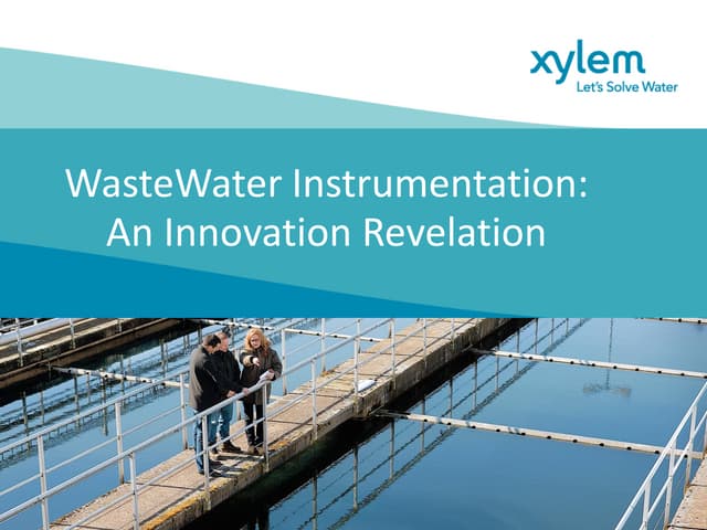 Xylem WasteWater instrumentation presentation (291015)