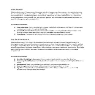 updated class mission statements an...