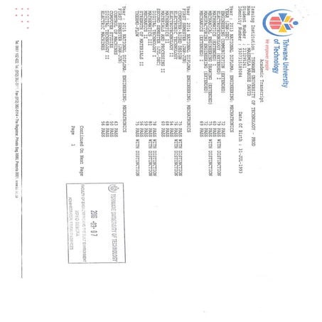 Academic Record | PDF