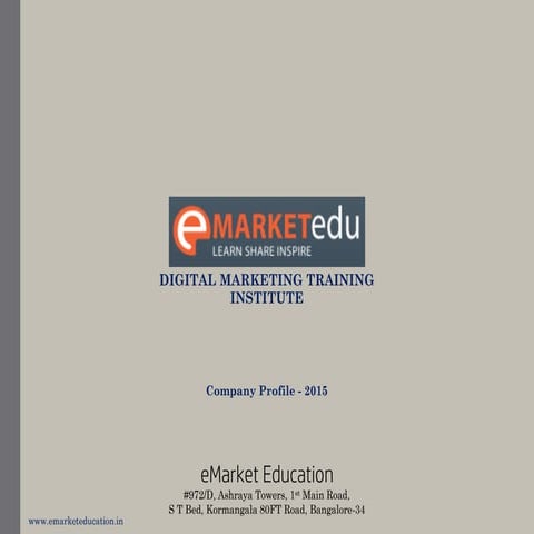 eMarket Education Company Profile
