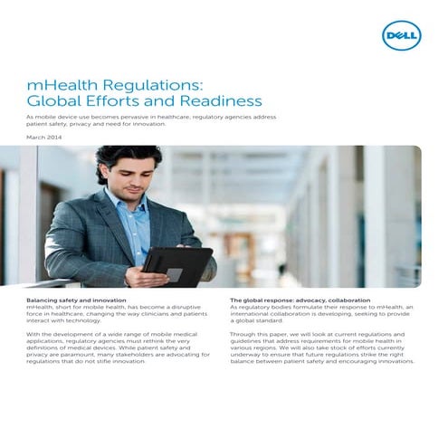 mHealth regulations - Global efforts and readiness _White paper_DELL