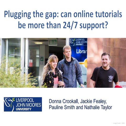 Plugging the gap: Can online tutorials be more than just 24/7 support? - Feal...