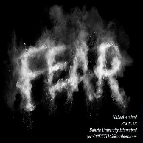 Fear and types of Fear
