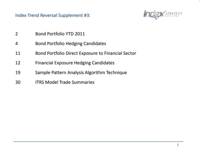 Hedging Risk in a High Yield Bond Portfolio