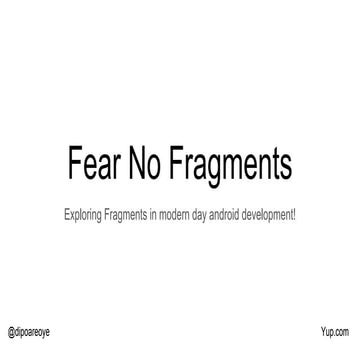 Android - Working with Fragments | PDF