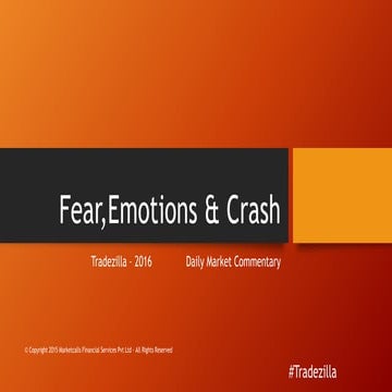 Fears, Emotions & Market Crash