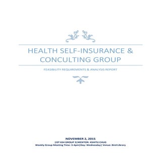 Feasibility requirements group 3   ...