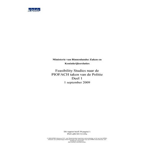 Feasibility studies naar de