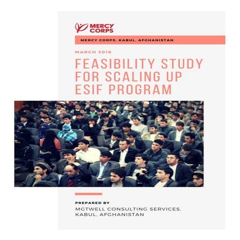 Feasibility study for scaling up ESIF program