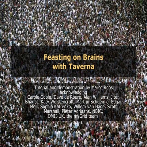 Feasting On Brains With Taverna Public