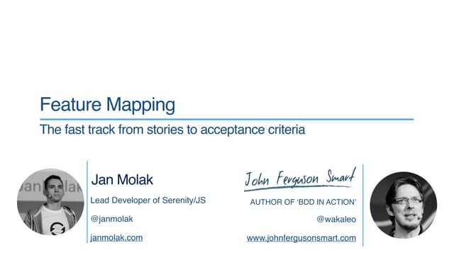 Feature Mapping Workshop