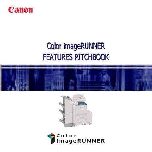 Canon ImageRunner 80 Series Feature Presentation