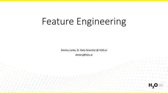 Feature Engineering