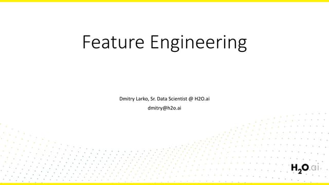 Feature Engineering