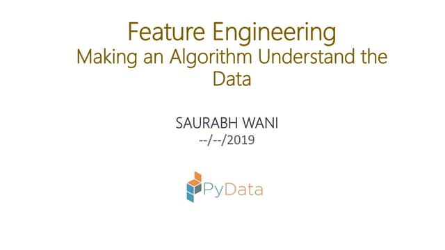 Feature engineering