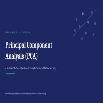 Pca ppt | PPTX