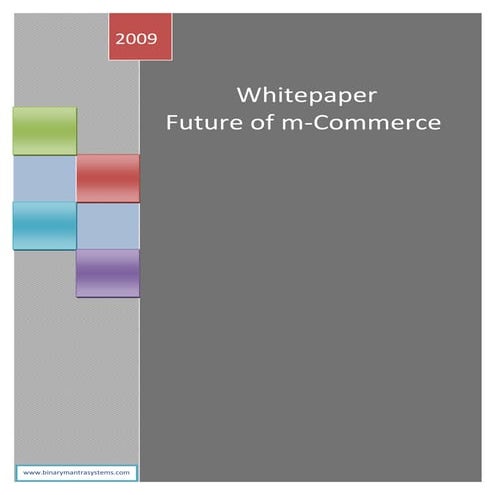Feature Of Mobile Commerce | PDF