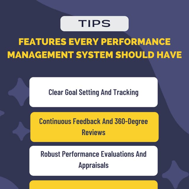 Features Every Performance Management System Should Have