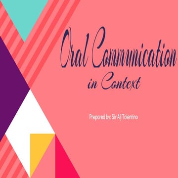 Features of an effective communication