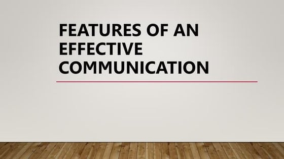 Dimensions of communication | PPT image.