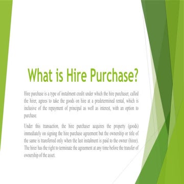 Comprehensive Guide to Hire Purchase Agreements and Their Implications ...