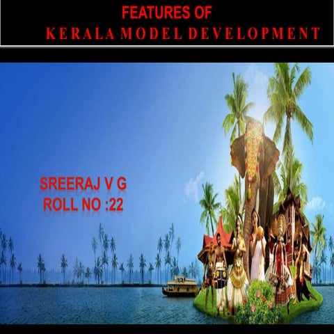 Features of kerala model of development