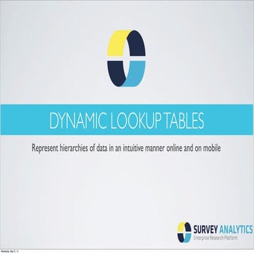 Feature Spotlight: Dynamic Lookup Tables