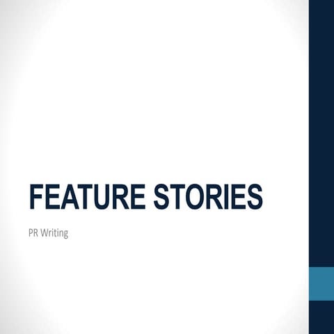 Feature Stories