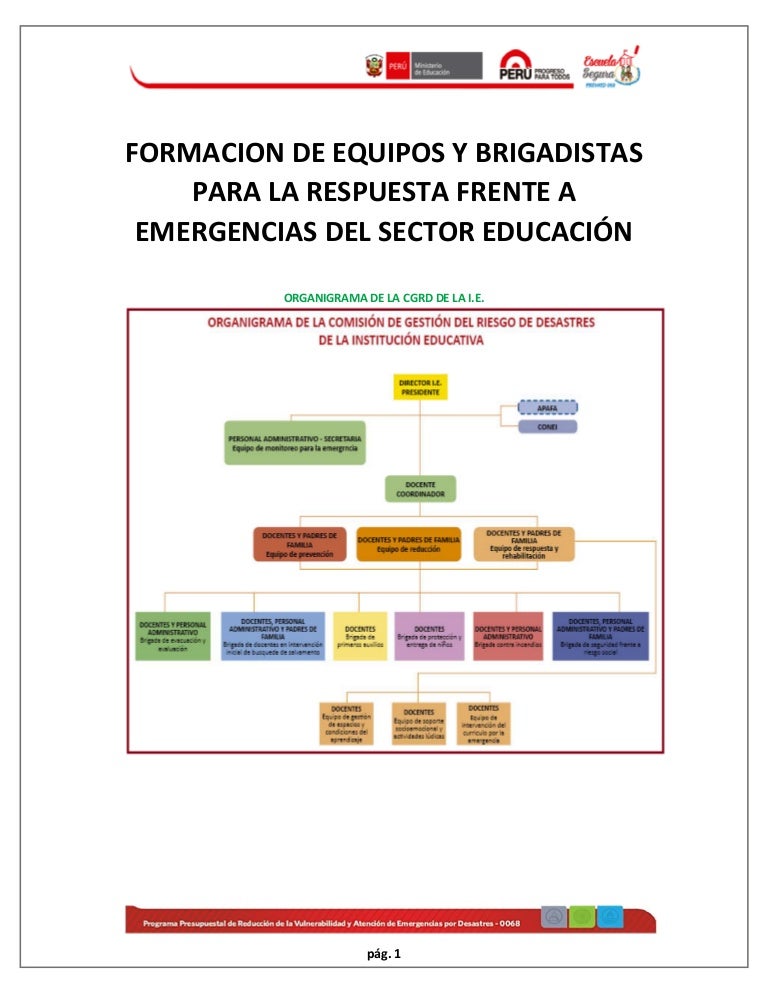 Organigrama De Brigadas