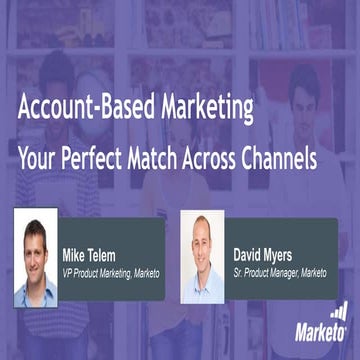 Account-Based Marketing - Your Perfect Match Across Channels