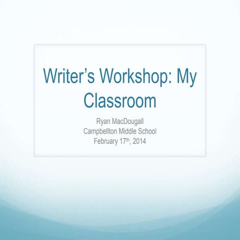 Writer's Workshop