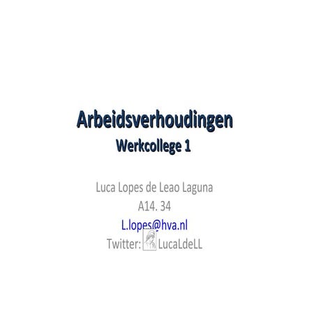 Feb 2011 werkcollege 1