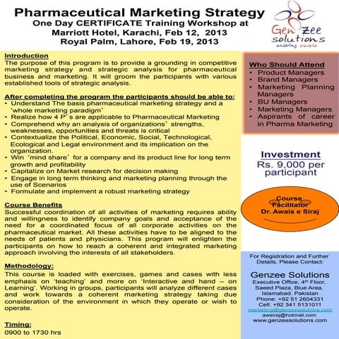 Pharmaceutical Marketing Strategy