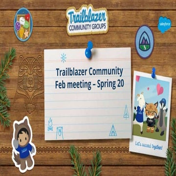 Wellington Salesforce Community meeting Feb 2020