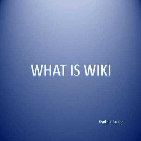 Feb 27 wikis-parker