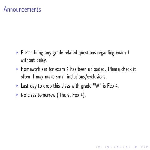 Determinants, Properties and IMT