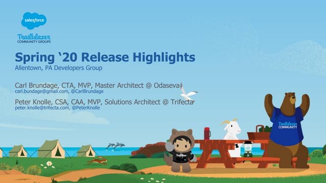 Spring '20 Developer Release Highlights