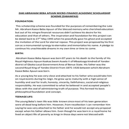 ZAKI ABRAHAM BEBA APUUN MICRO