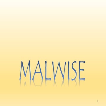MALWISE